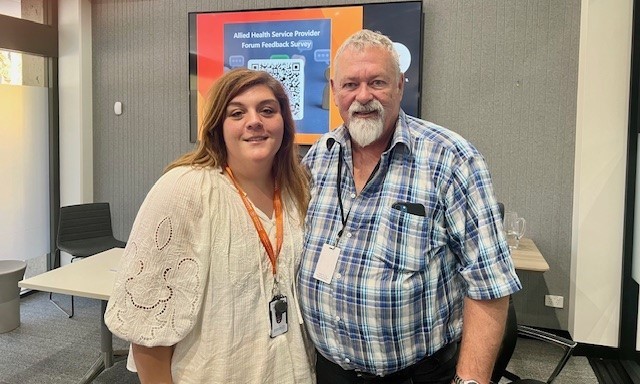 LSS participant Dave Wilson and LSA Manager 