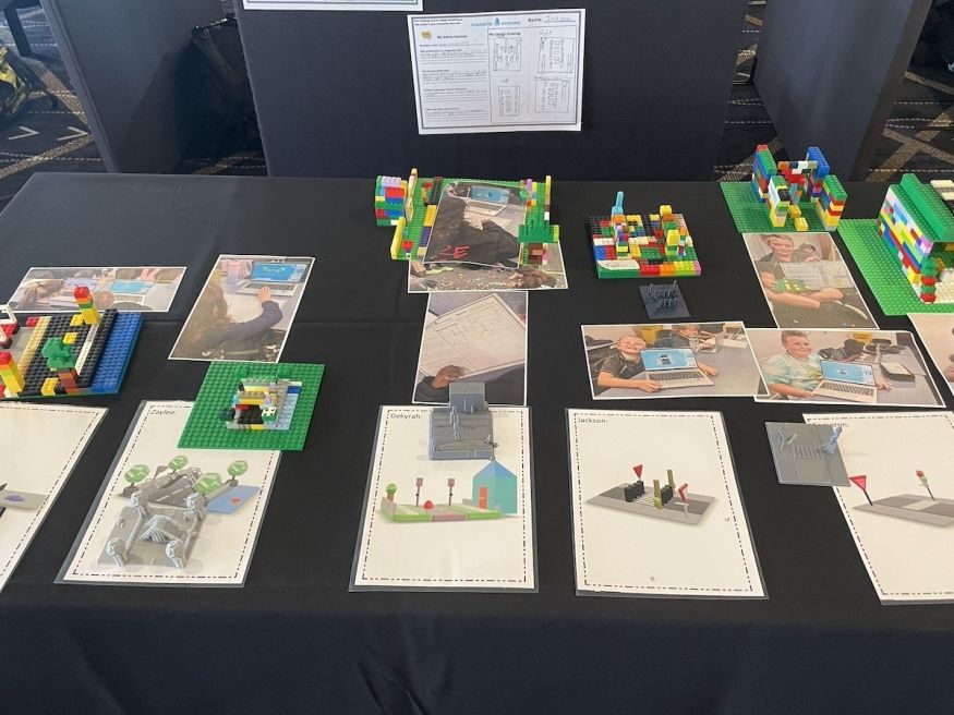Photo of lego band matching images of them
